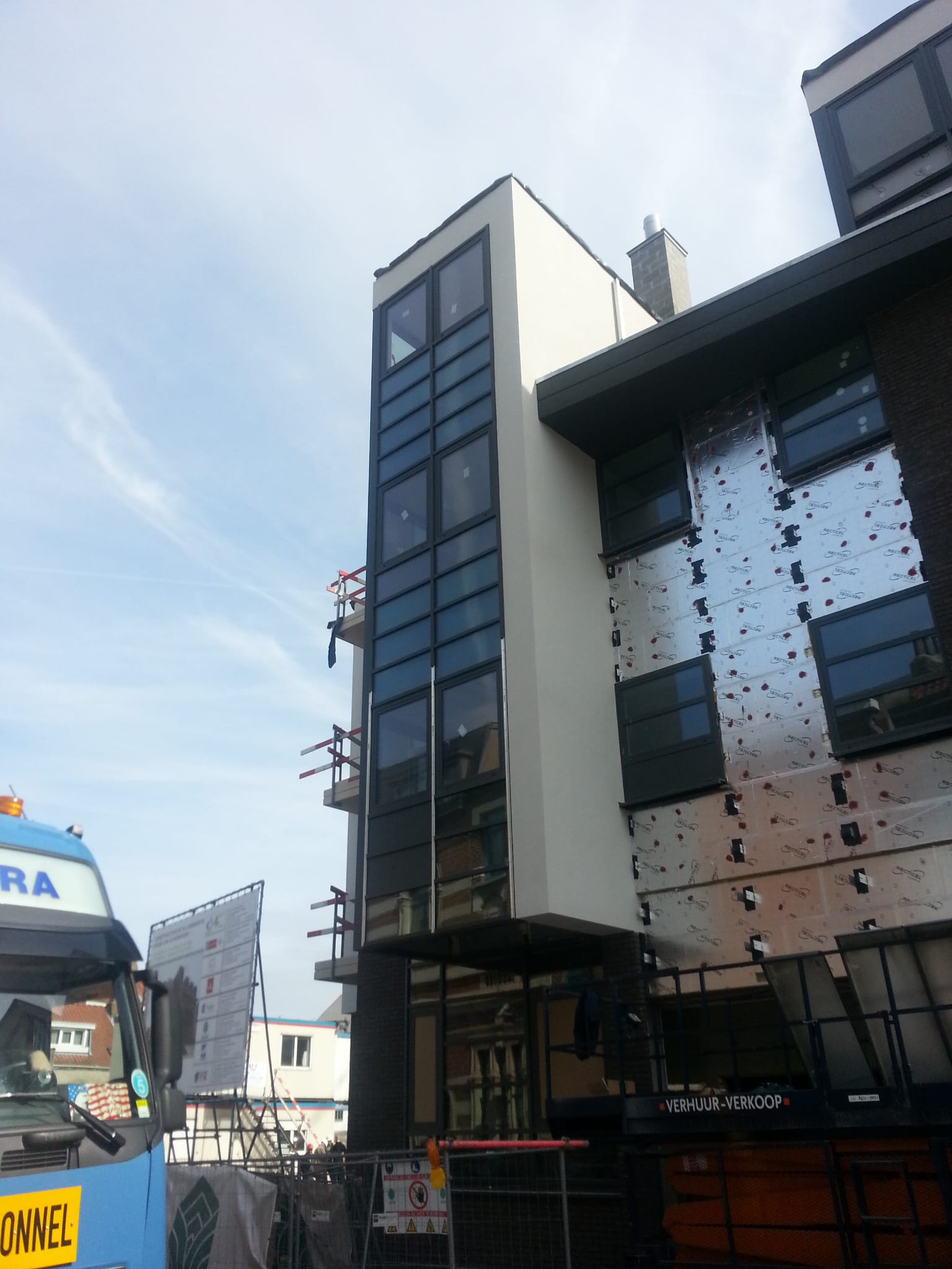 Jette – face à la Maison communale — Chantier