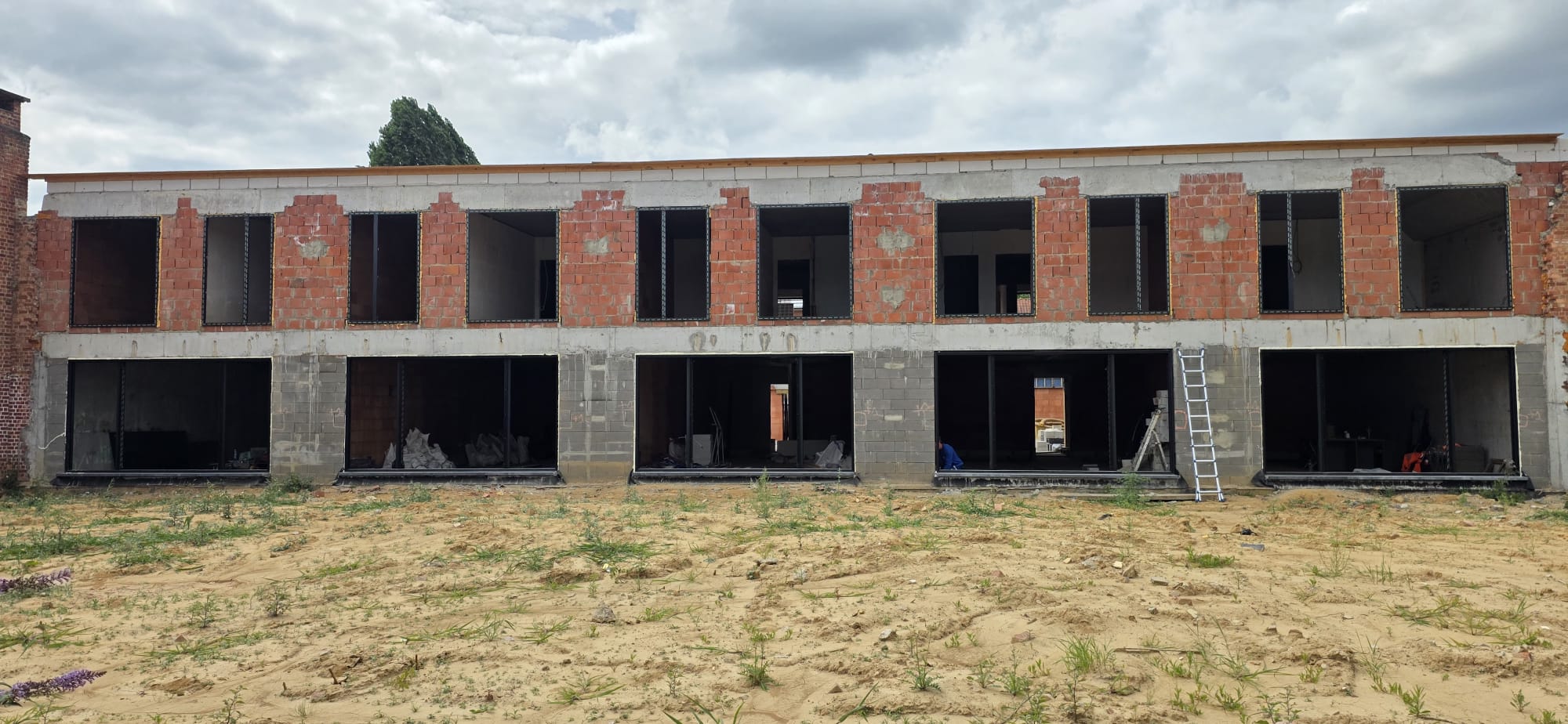 Anderlecht – ensemble de 5 maisons — Détail technique