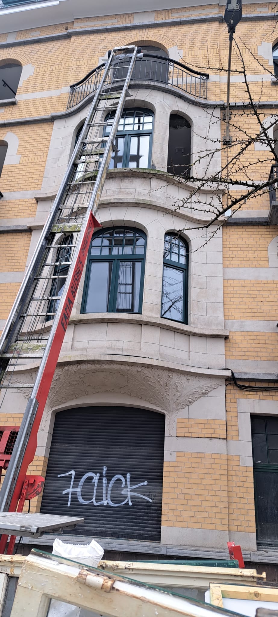 Laeken – maison de caractère — Chantier