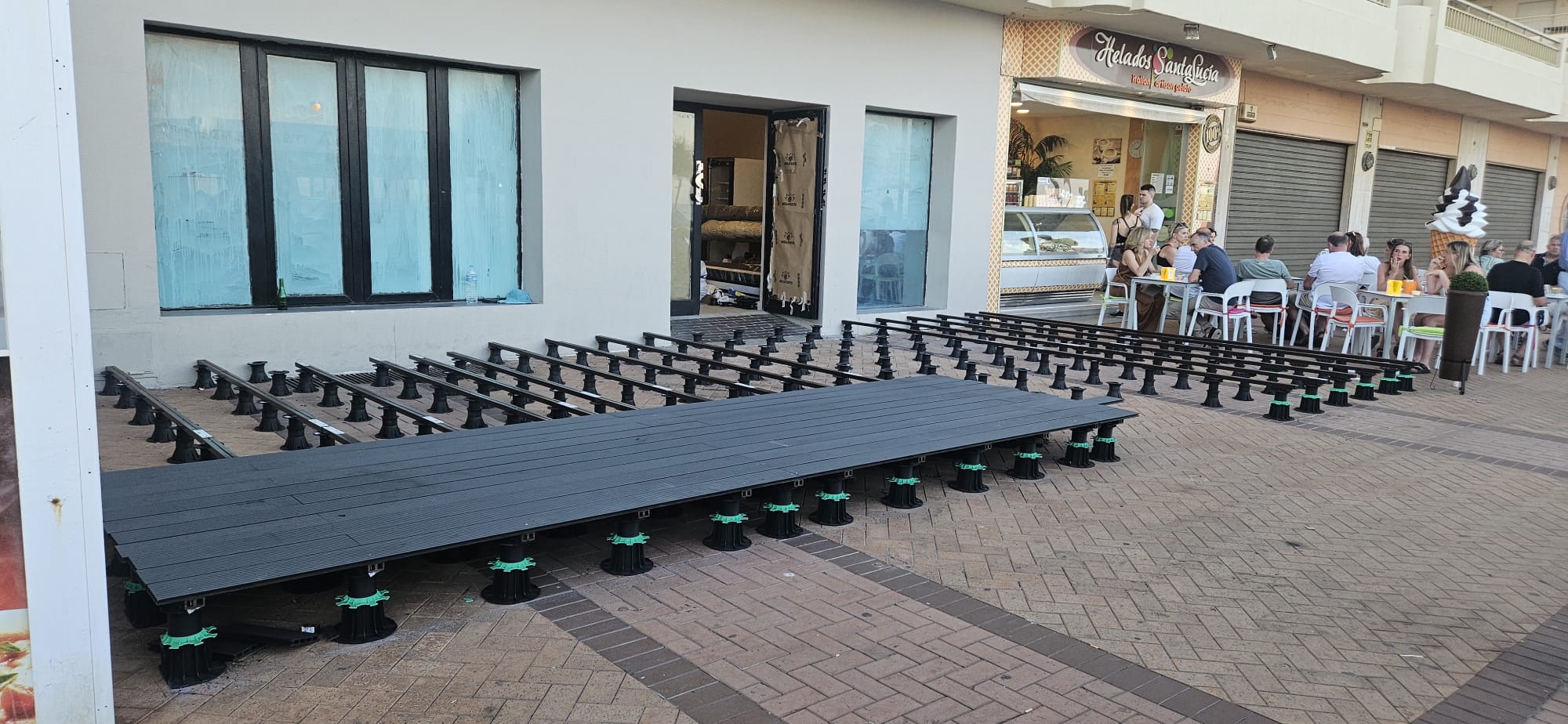 Terrasse panoramique – Marbella — Chantier