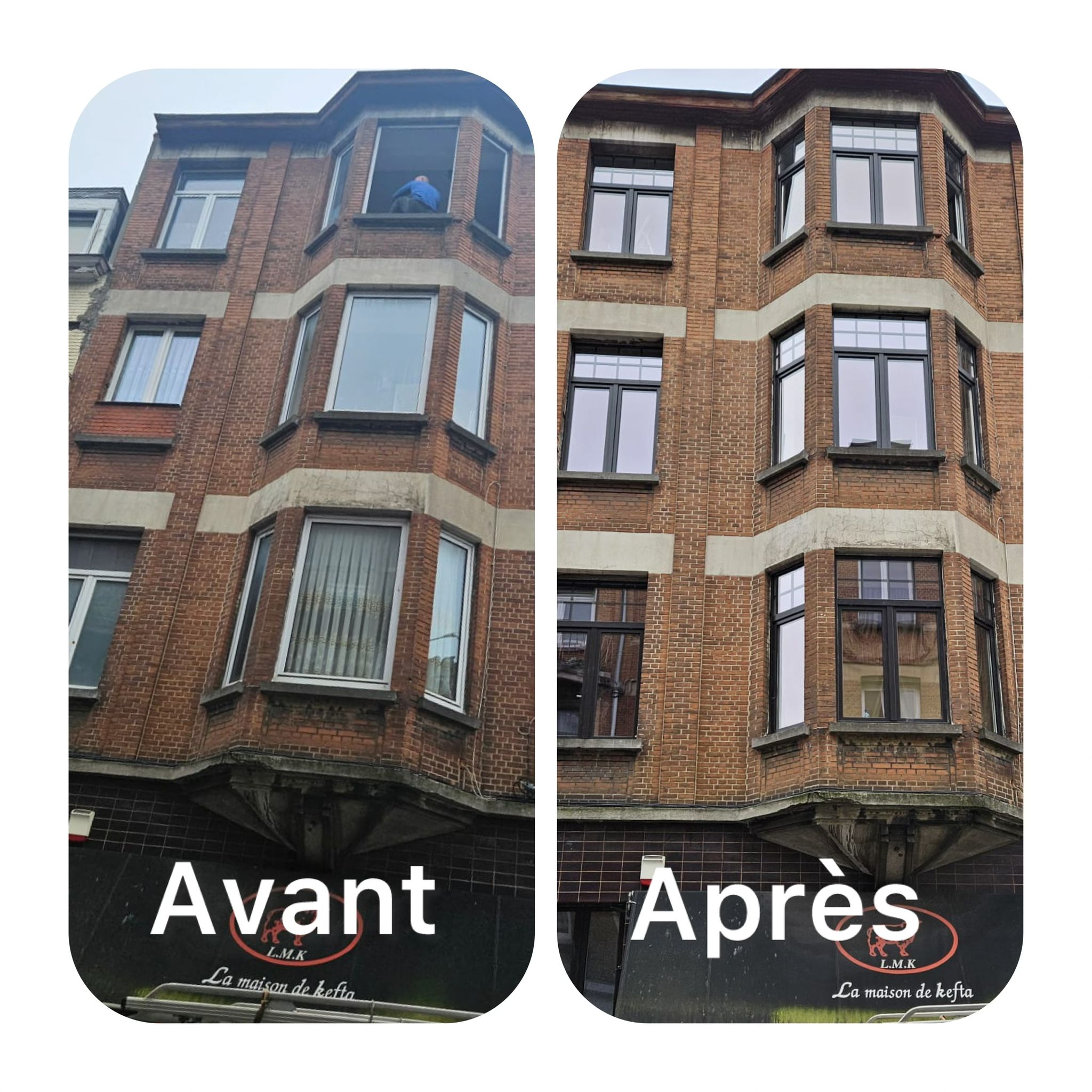 Immeuble de 3 appartements — Avant / Après