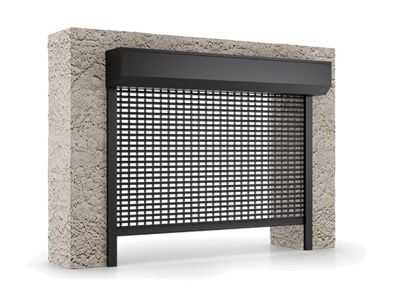 Grilles à enroulement